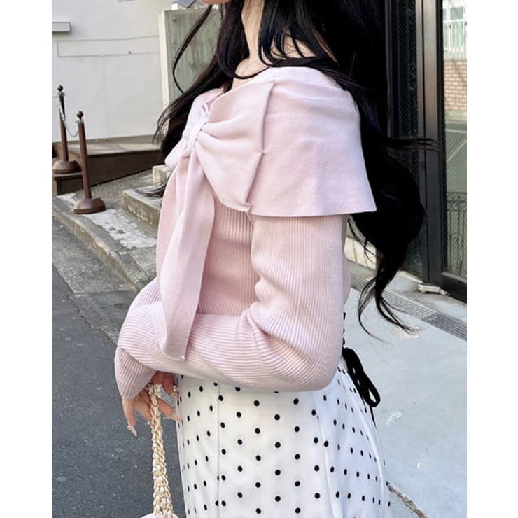 12Gリボンオフショルニット | INGNI  | 詳細画像5 