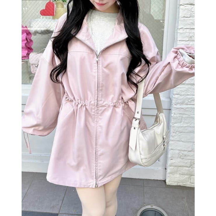 ミドル丈袖リボン2WAYマンパー | INGNI  | 詳細画像6 