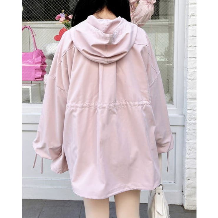 ミドル丈袖リボン2WAYマンパー | INGNI  | 詳細画像4 