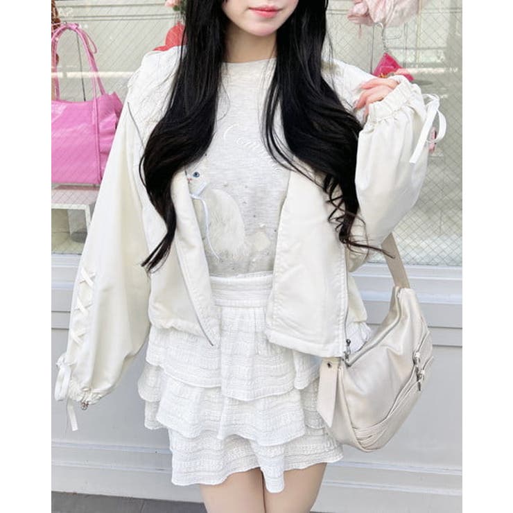 袖レースUPクロップド丈マンパー | INGNI  | 詳細画像9 