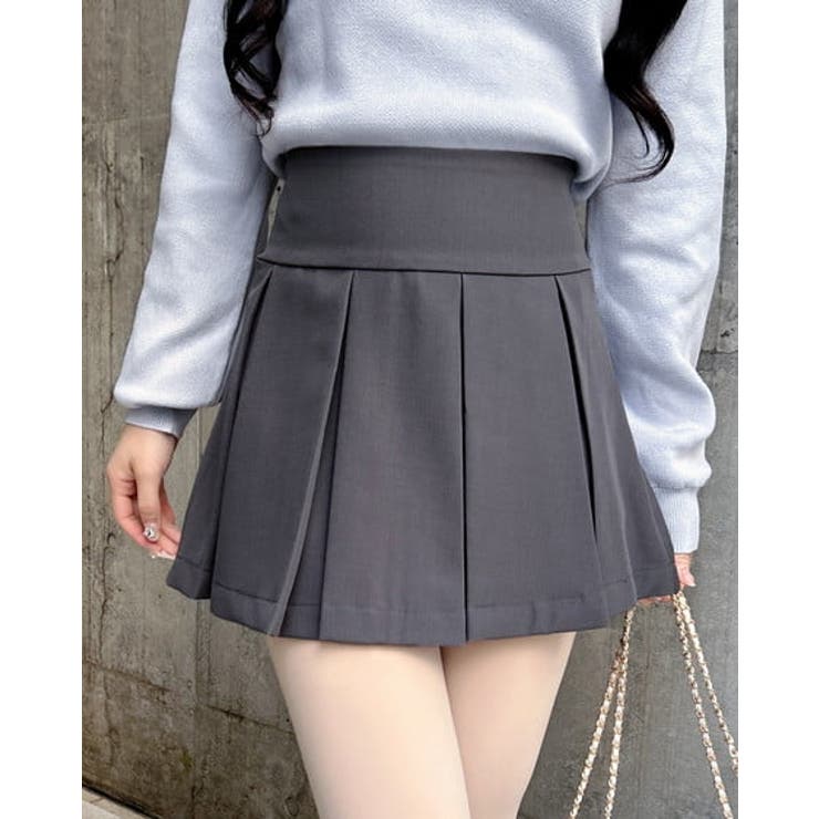 グレー | ボックスプリーツスカパン | INGNI 