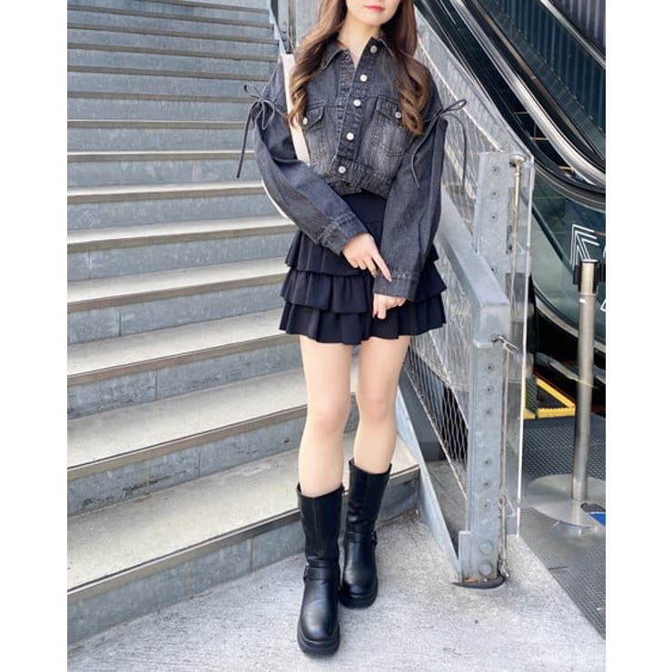 袖リボンクロップド丈Gジャン | INGNI  | 詳細画像10 