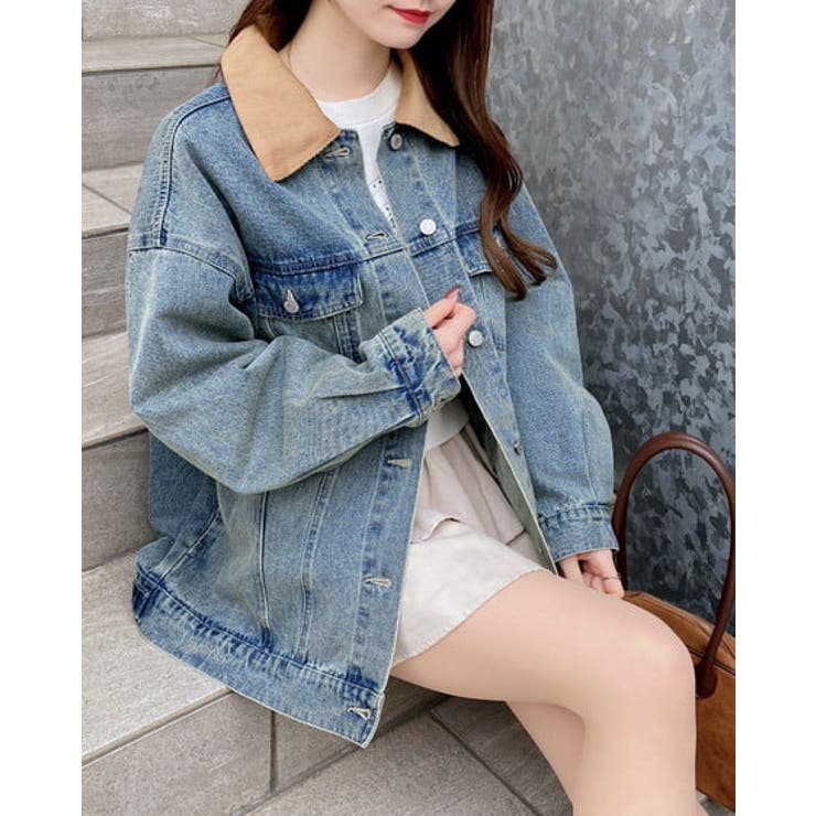 衿異素材取り外しBIG Gジャン | INGNI  | 詳細画像9 