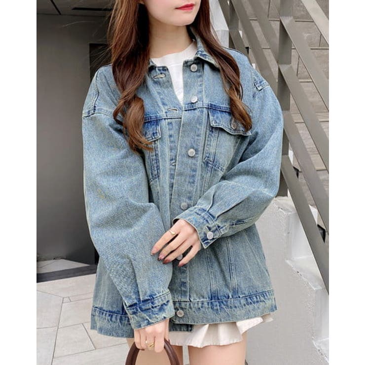 衿異素材取り外しBIG Gジャン | INGNI  | 詳細画像7 