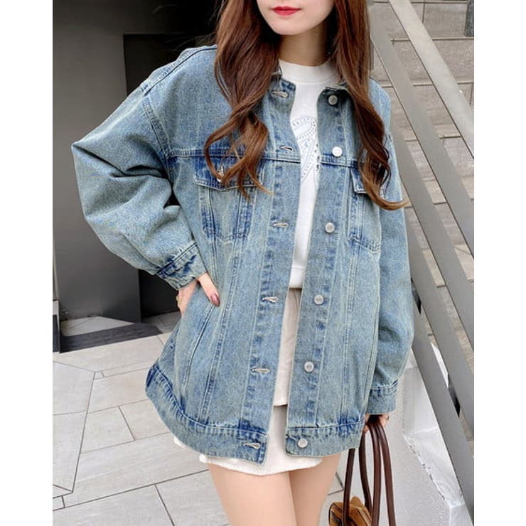 衿異素材取り外しBIG Gジャン | INGNI  | 詳細画像6 