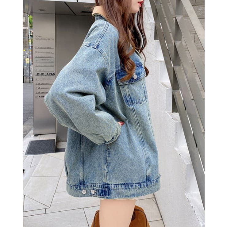 衿異素材取り外しBIG Gジャン | INGNI  | 詳細画像5 