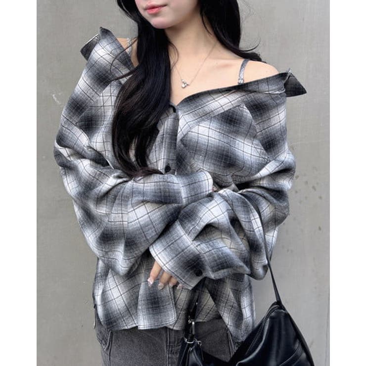 2wayオフショルチェック柄SH | INGNI  | 詳細画像8 