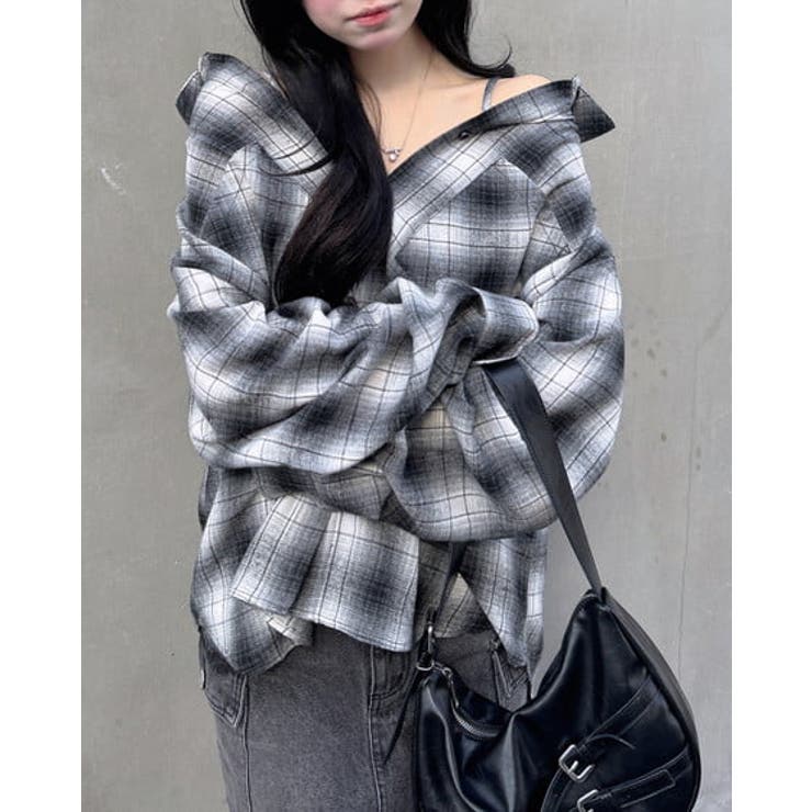 2wayオフショルチェック柄SH | INGNI  | 詳細画像7 