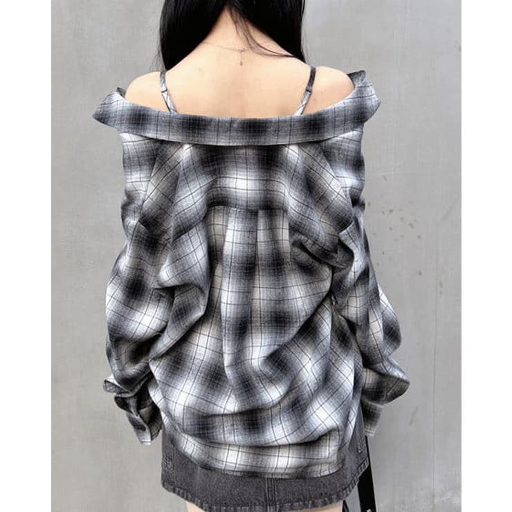 2wayオフショルチェック柄SH | INGNI  | 詳細画像4 