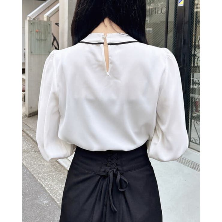 パール装飾チェーン付トロミBL | INGNI  | 詳細画像5 