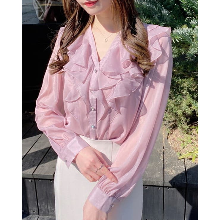 装飾釦ラメシアーフリルBL | INGNI  | 詳細画像10 