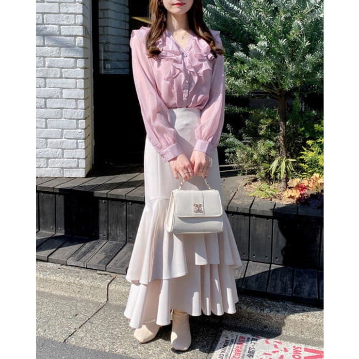 装飾釦ラメシアーフリルBL | INGNI  | 詳細画像7 