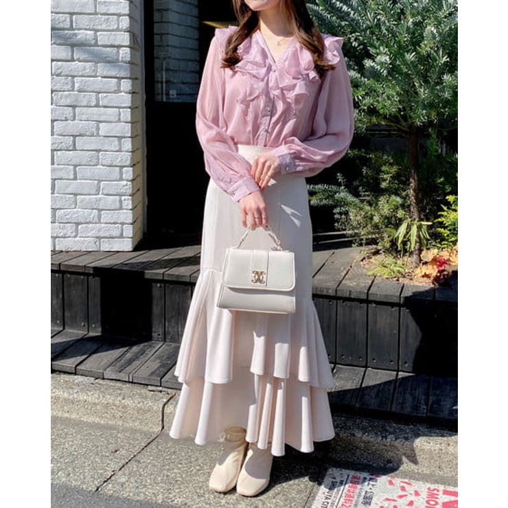 装飾釦ラメシアーフリルBL | INGNI  | 詳細画像6 