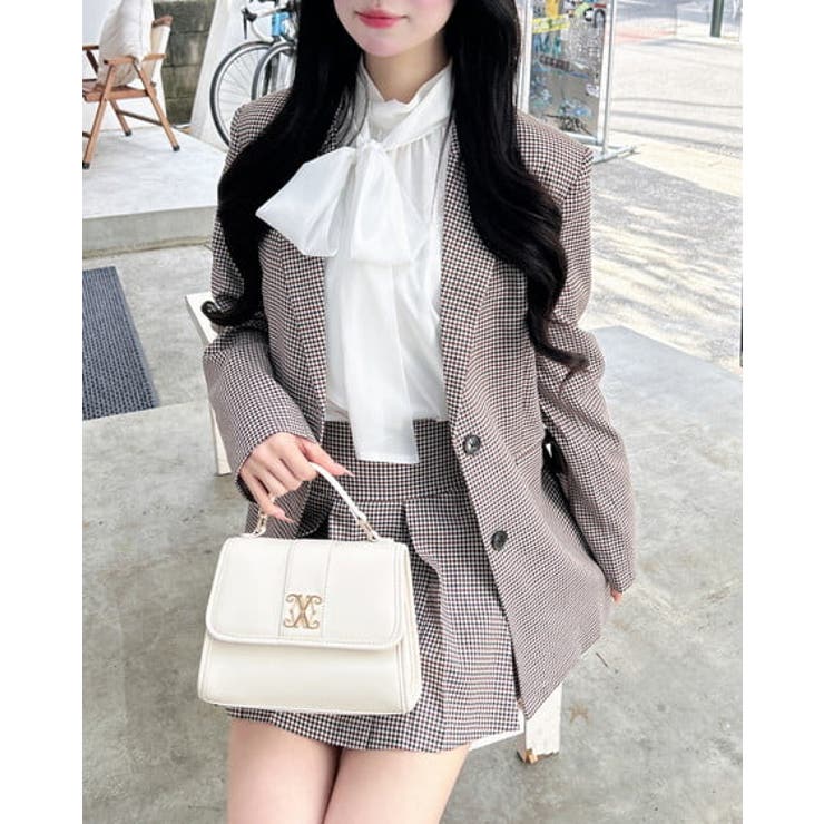 チェック | 2WayポケットリボンテーラードJK | INGNI 