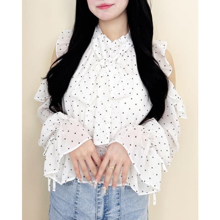 2Wayリボン肩あきフリルBL | INGNI  | 詳細画像8 