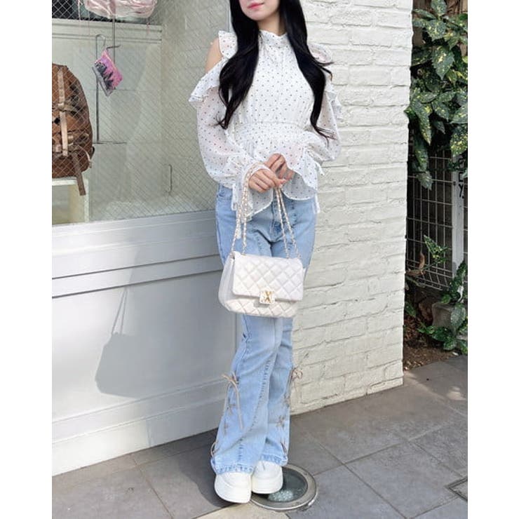 2Wayリボン肩あきフリルBL | INGNI  | 詳細画像7 