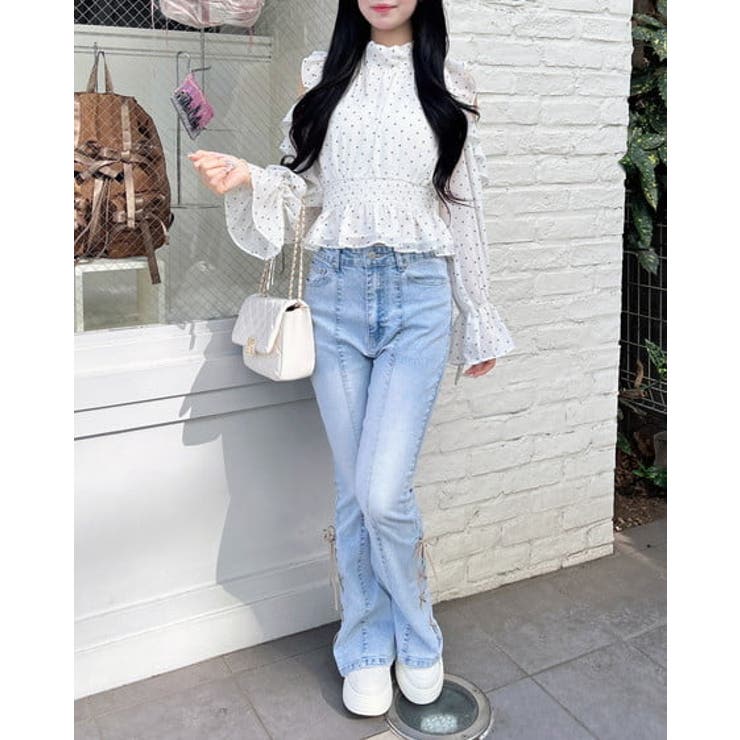 2Wayリボン肩あきフリルBL | INGNI  | 詳細画像6 