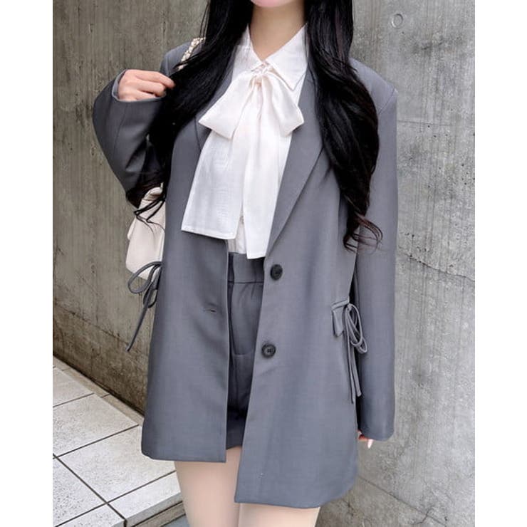 グレー | 2WayポケットリボンテーラードJK | INGNI 