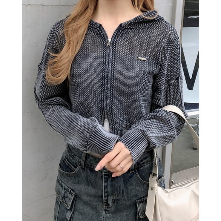 コン | 7Gメッシュニットパーカー | INGNI 