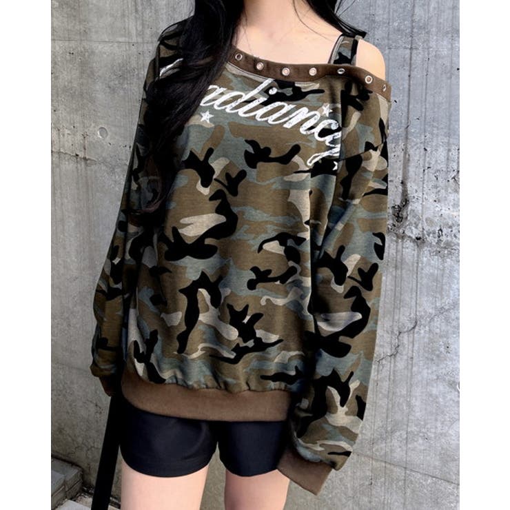 メイサイ | ハトメオフショルロゴ裏毛TOPs | INGNI 