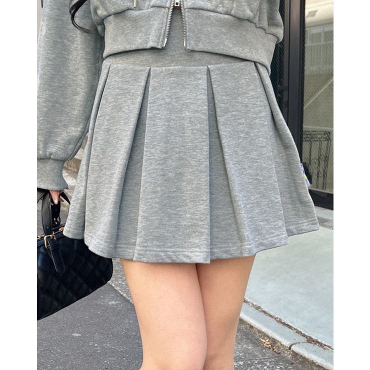 グレー | 裏毛プリーツSK | INGNI 