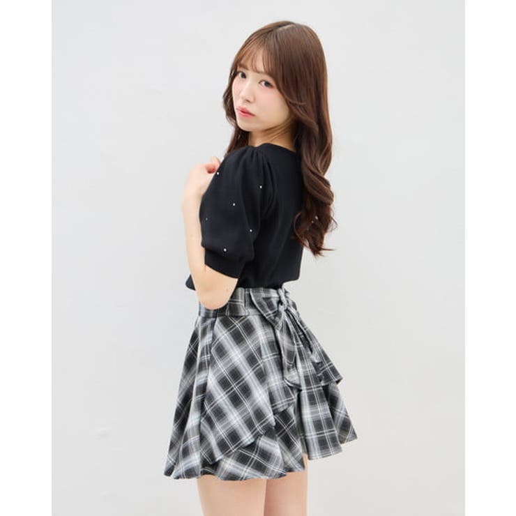 12Gビジュー飛ばしレイヤード風ニット | INGNI  | 詳細画像3 