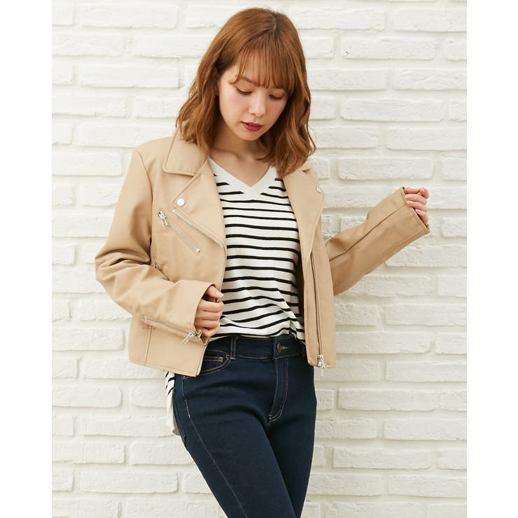 18春夏 ライダースjk 品番 Ingw Ingni イング のレディースファッション通販 Shoplist ショップリスト