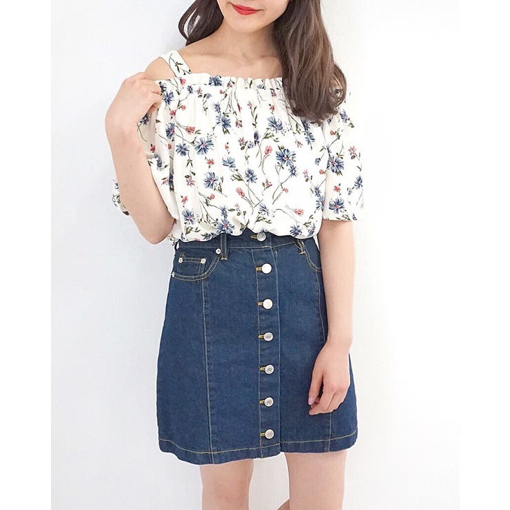 【2018春夏】花柄オフショル/TOPS | INGNI  | 詳細画像8 