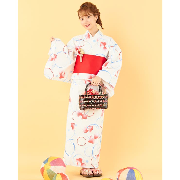 INGNI 浴衣セット 浴衣3点SET（金魚）[品番：INGW0002763]｜INGNI （イング