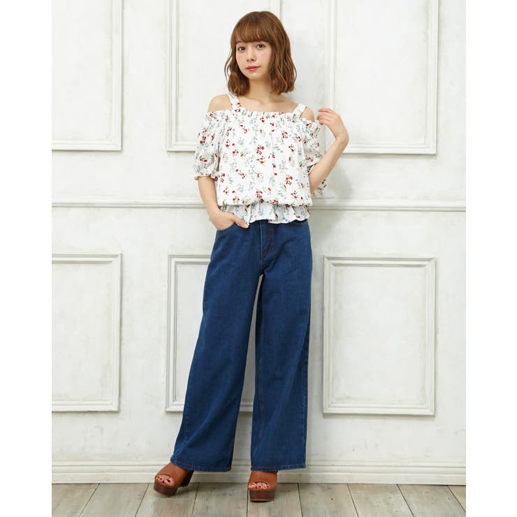 S・花柄オフショル/TOPS[品番：INGW0003066]｜INGNI （イング