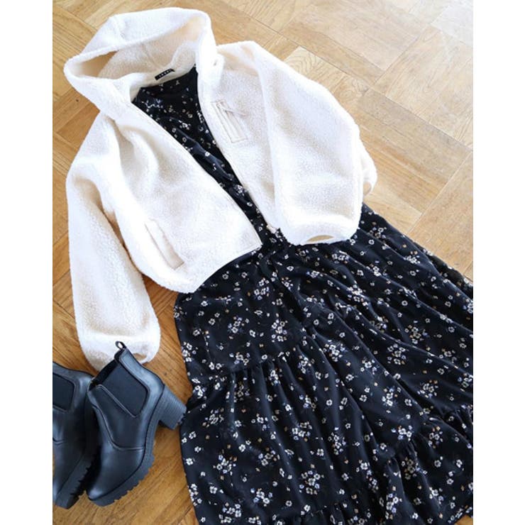 花柄シフォンティアードワンピース[品番：INGW0004504]｜INGNI