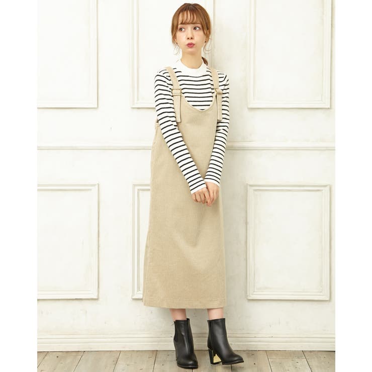 コーデュロイジャンパースカート[品番：INGW0004462]｜INGNI （イング
