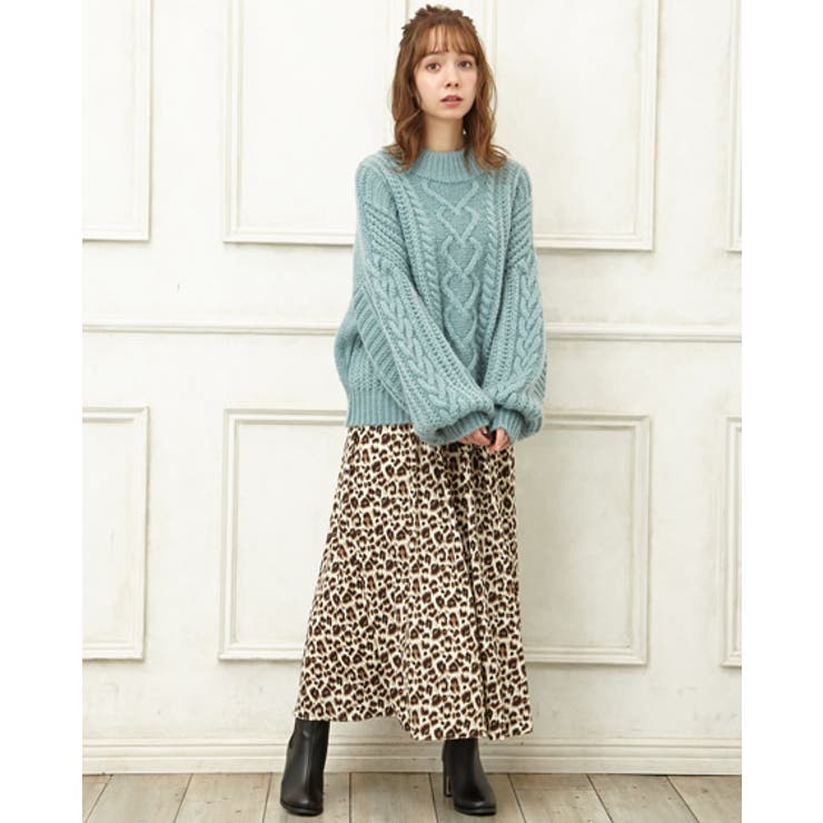 【GRANCY完売品】 ヒョウ柄ロングスリーブカットソー Lサイズ GRANCY完売品】 ヒョウ柄ロングスリーブカットソー Lサイズ GRANCY