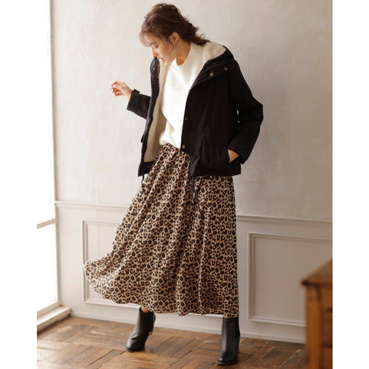 1 25ヒルナンデスご紹介商品 ヒョウ柄ロング スカート 品番 Ingw Ingni イング のレディースファッション通販 Shoplist ショップリスト