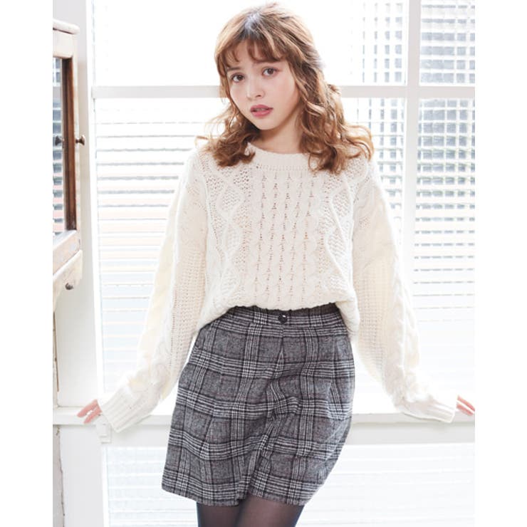 グレンチェックショート/PT[品番：INGW0004540]｜INGNI （イング