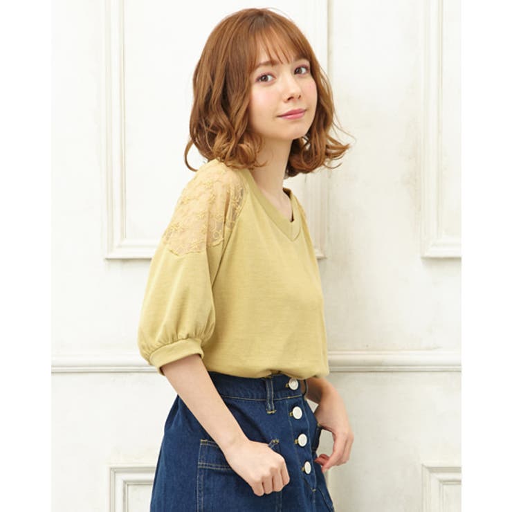 サカリバ肩レーストップス半袖 品番 Ingw Ingni イング のレディースファッション通販 Shoplist ショップリスト