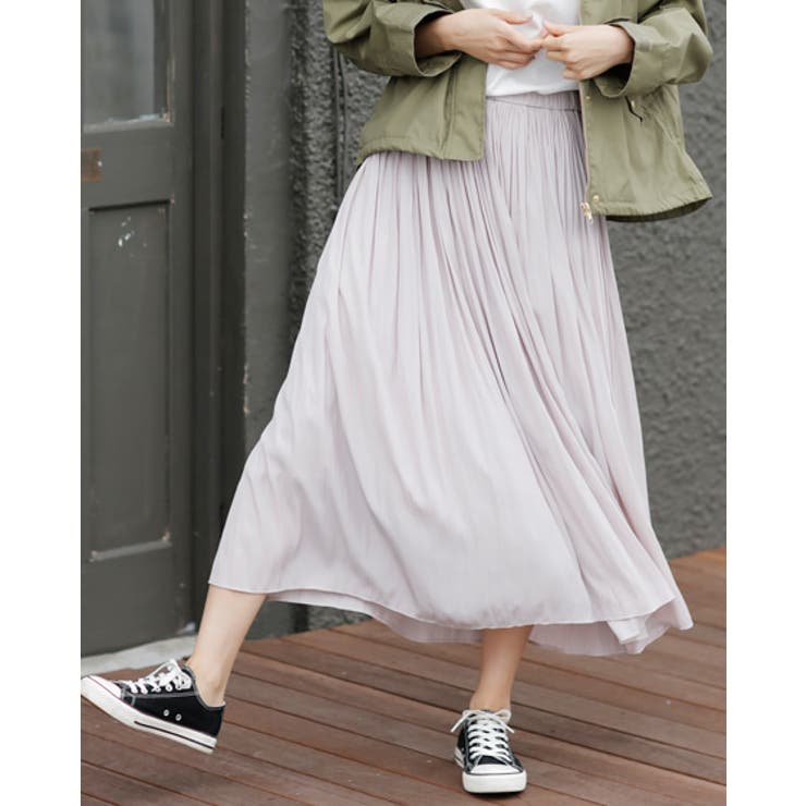 その他 fairy 3/1(金)【3色ショッピング】 ヴィンテージサテンギャザーSK[品番