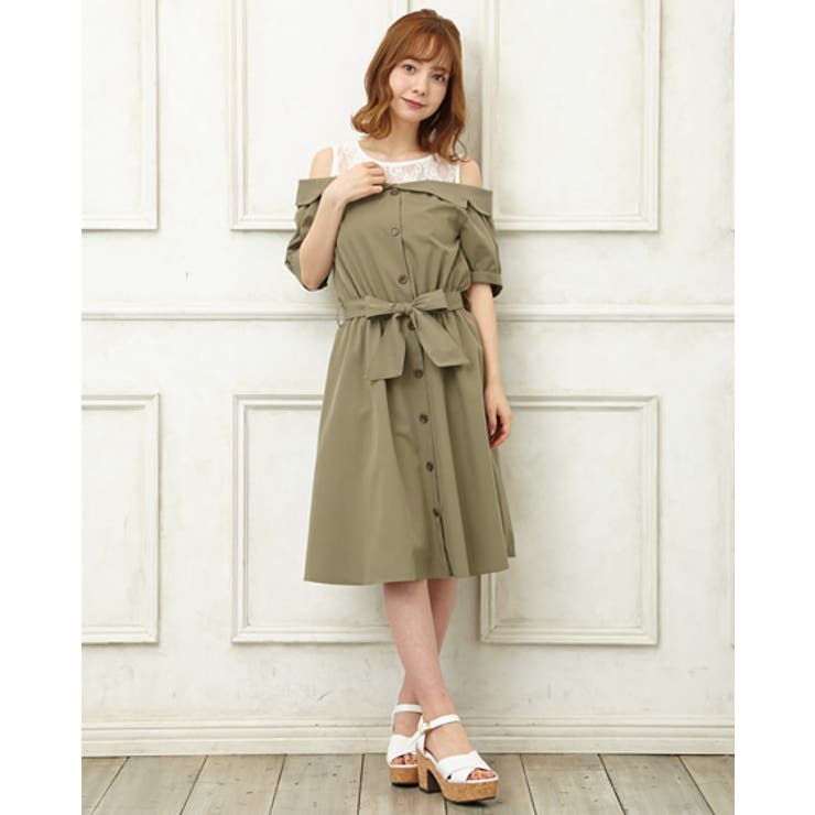 レースレイヤーオフショル Op 品番 Ingw Ingni イング のレディースファッション通販 Shoplist ショップリスト