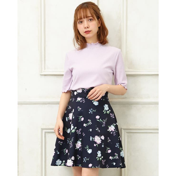 レディース 福袋 (セール) -ファッション通販 ハイウエスト花柄フレアミニ/SK[品番：INGW0004966]｜INGNI ダズリン