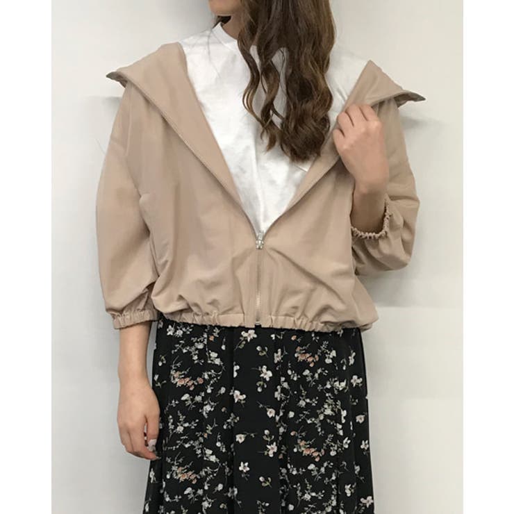 パネル切替花柄ギャザー/SK[品番：INGW0004965]｜INGNI （イング