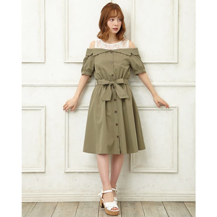 レースレイヤーオフショル Op 品番 Ingw Ingni イング のレディースファッション通販 Shoplist ショップリスト