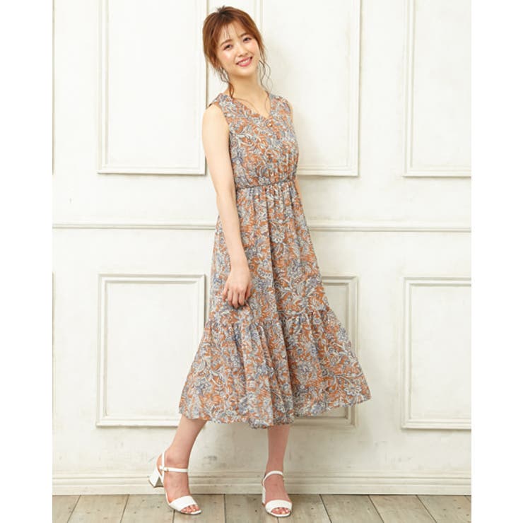 ペイズリー柄シフォンティアード Op 品番 Ingw Ingni イング のレディースファッション通販 Shoplist ショップリスト ペイズリー柄シフォンティアード Op 品番 Ingw Ingni イング のレディースファッション通販 Shoplist ショップリスト