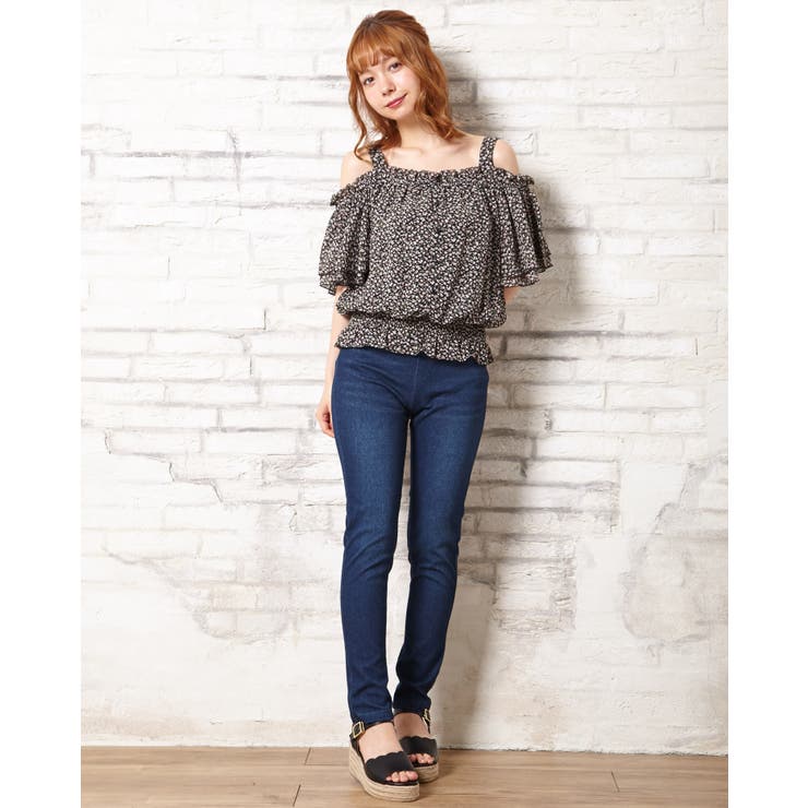 デニムレギンスパンツ 品番 Ingw Ingni イング のレディースファッション通販 Shoplist ショップリスト