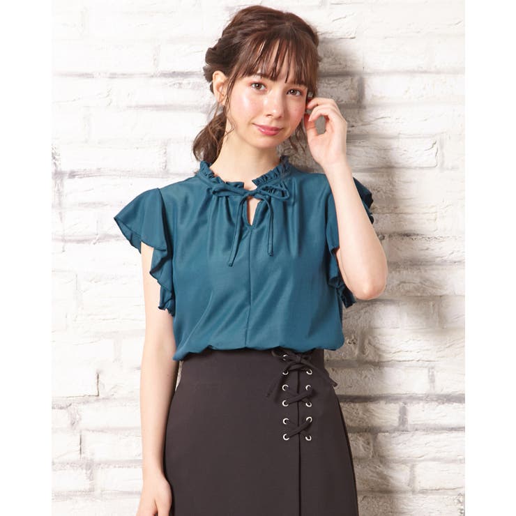 ボウ付き2WAYサテンBL