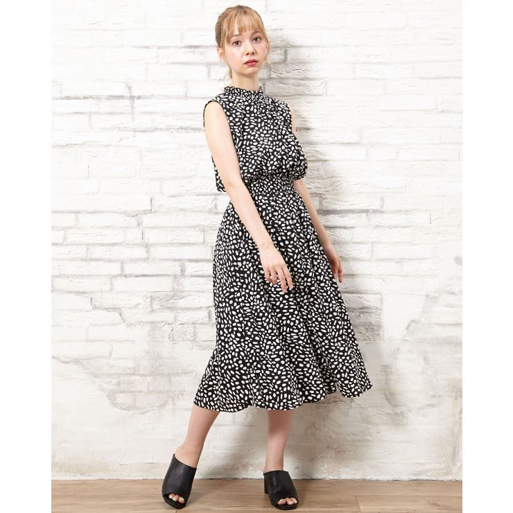 Hnダルメシアン柄ノースリ Op 品番 Ingw Ingni イング のレディースファッション通販 Shoplist ショップリスト