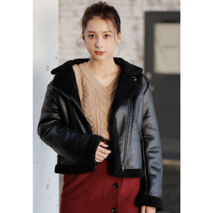 BIGボンバーJK[品番：INGW0005515]｜INGNI （イング）のレディースファッション通販｜SHOPLIST（ショップリスト）