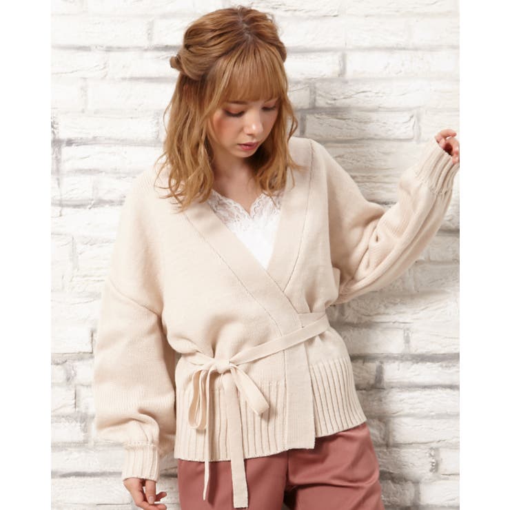 5G天竺カシュクールカーデ[品番：INGW0005376]｜INGNI （イング）の  