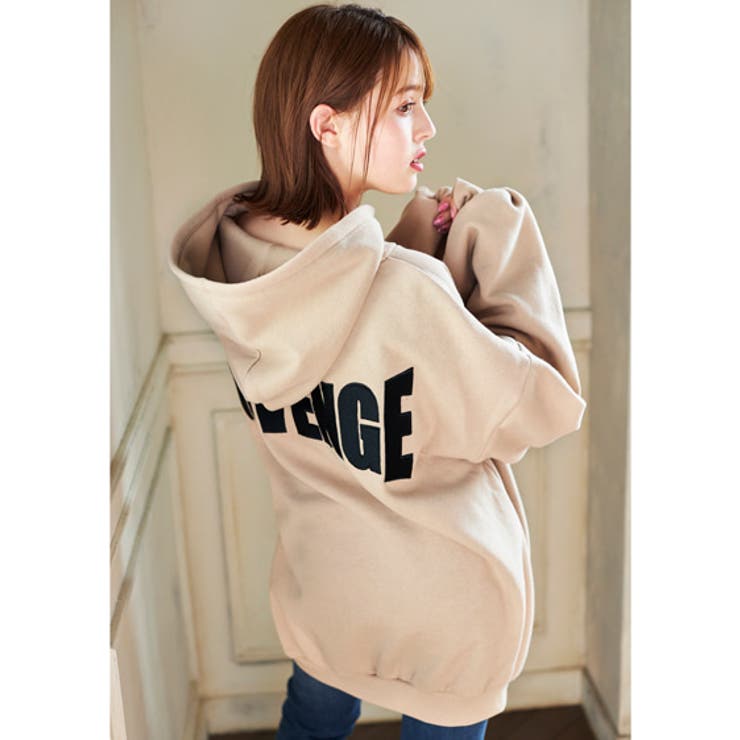 BACKロゴフーディーチュニック[品番：INGW0005619]｜INGNI （イング