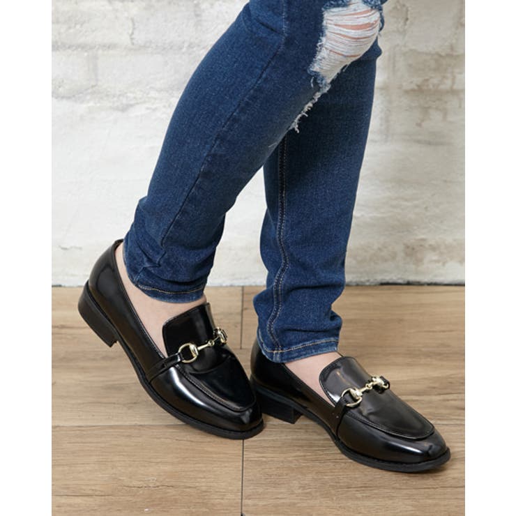 クロ | ビット付ローファー | INGNI 