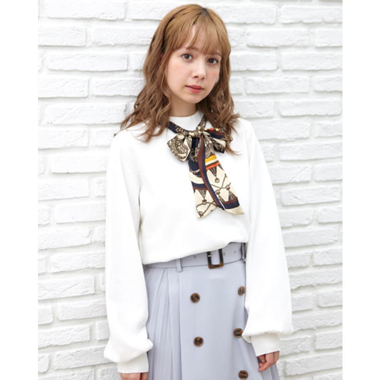 スカーフ付ニット[品番：INGW0005672]｜INGNI （イング）のレディース